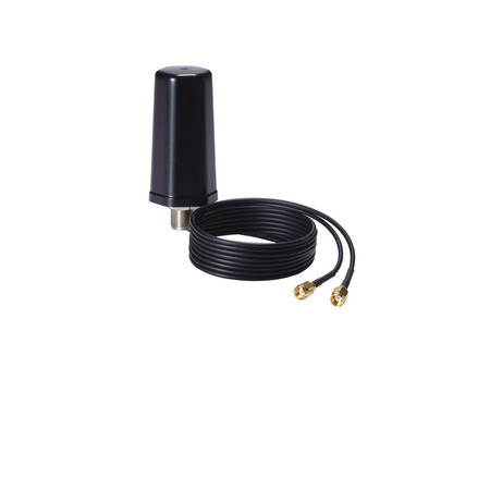 MOXA Mimo 2X2, 2.4/5 Ghz, Dual-Band Desktop Antenna, 2/3 Dbi, Rp-Sma-Type MAT-WDB-DA-RM-2-0203-1m